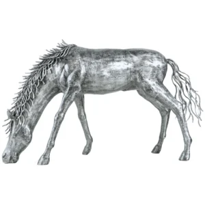 Metal Feeding Horse