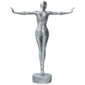 Alumunium Streched Out Hand Statue – Line