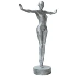 Alumunium Streched Out Hand Statue – Line