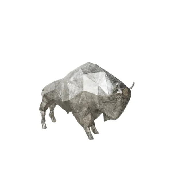 Patung Bison Cubism