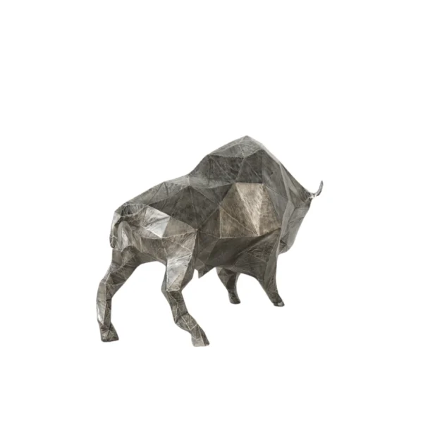 Patung Bison Cubism