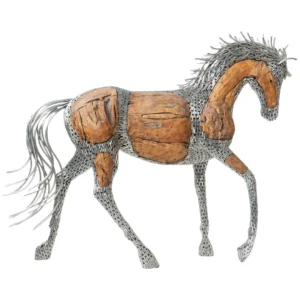 Stainless Walking Horse Combine Wood