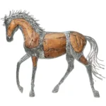 Stainless Walking Horse Combine Wood