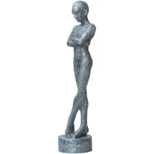 cross leg statue