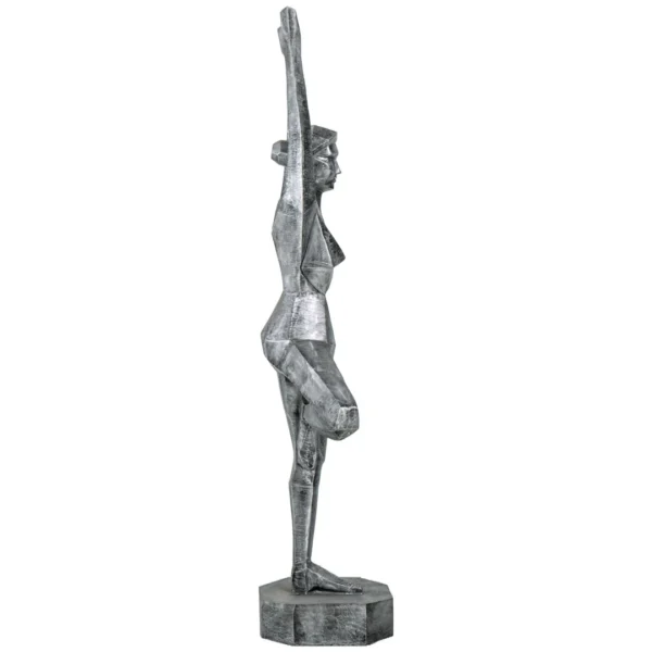 Alumunium Lifted Yoga Statue