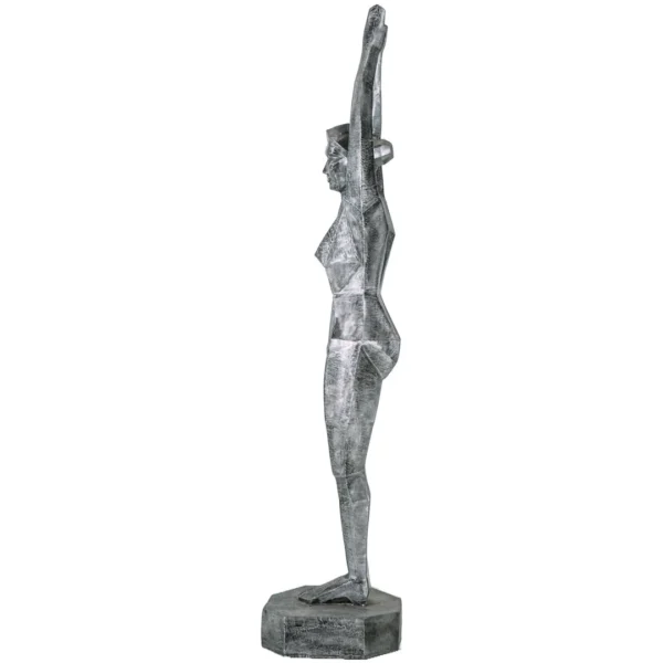Alumunium Lifted Yoga Statue