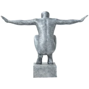 Alumunium Squat Figure Line With Base