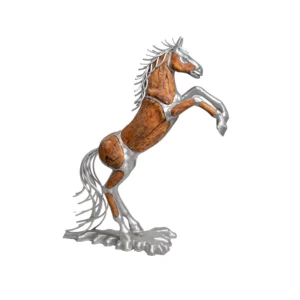 New Mustang Horse Wood Combine Alumunium