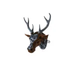 wooden horn deer